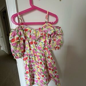 Janie and Jack Multicolor Floral Dress